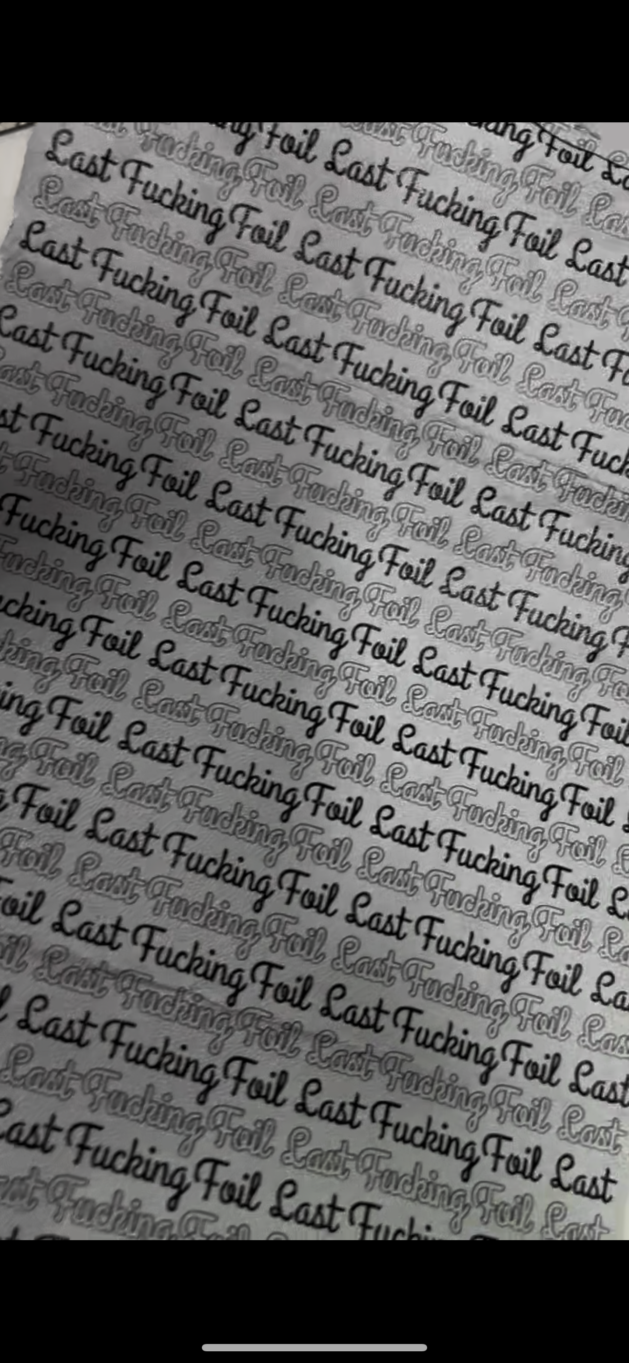 Last Fucking Foil